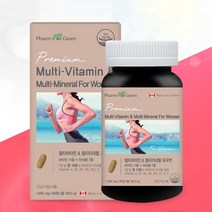 50대 60대 중년여성 종합영양제 멀티비타민11종 & 멀티미네랄 7종 포우먼 90정 3개월분 대용량 캐나다직수입, 멀티비타민&미네랄 포우먼 90정 1병, 본상품선택