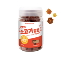 페톰스 닥터오 소고기 담은 위드햄프 강아지 져키 간식 150g, 2개