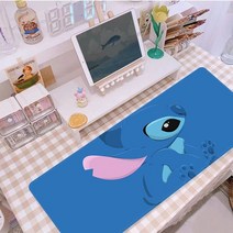 게이밍 의자디즈니 자수 대형 사무실 컴퓨터 책상 매트 테이블 키보드 큰 마우스 패드 노트북 쿠션 미끄럼, 01 A1_04 LockEdge600x300x2mm