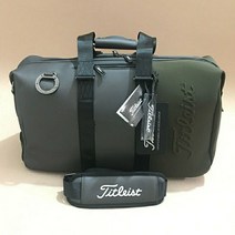 [남성골프바퀴보스턴백] 골프 방수 가방 보스턴 여행 가방 남녀공용, 짙은 회색/그린