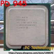 i53570오리지널 인텔 펜티엄 PD 945 데스크탑 cpu D 3.4GHz 4M 800MHz LGA775 1 일 이내, 한개옵션0