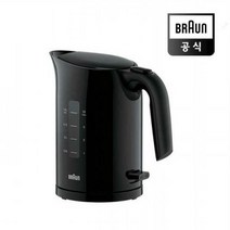 [하이마트] 브라운 전기주전자 WK3000BK [1L/3단 자동차단/거름망/900g]