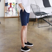 4컬러 밴딩 슬랙스 반바지