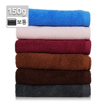국산 호텔용 무지타올 150(40x80cm 150g) 순면 업소용 수건 타올 피부관리실 미용실 피트니스센터 헬스장 숙박업소 호텔 모텔 펜션, 빨강