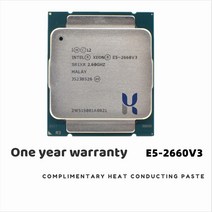 인텔 호환 제온 CPU E5-2660V3 SR1XR 용 X99 DDR4 RAM 2.60GHz 10 코어 25M LGA2011-3 V3 프로세서, 한개옵션0