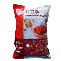 황보마을 냉동홍고추슬라이스(중국산) 1kg, 냉동홍고추슬라이스(중국산)1kg/황보마을