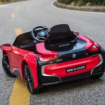 유아전동차 아기전동차 BMW 키즈 유아붕붕카, 오렌지 더블 드라이브[권장 I8] 독립 스