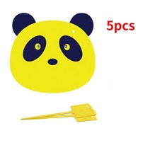 미니돌절구팬더 모양 스티커 보드 플라이 곤충 트랩 원예 해충 방제 용품 화분 킬러 모기, 01 5pcs