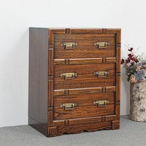 옛마루고가구 오동 3단스(소)(60형) 서랍장 수납장 원목가구