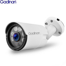gadinan h.265 ip poe 4mp 보안 카메라 야외 실내 방수 비디오 감시 cctv 카메라 p2p 모션 감지, 48v 포, 8mm