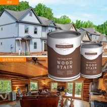 가구 방수 방충 페인트 목재보호도료 원목 코팅 우드 스테인 4L, 갈색
