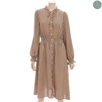 꾸즈 GD01 그래픽무늬 시폰 원피스 CL252 O1