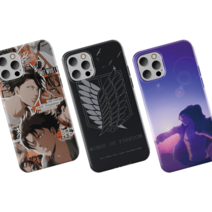 진격의 거인 케이스 갤럭시 S10+ / S10 5G 하드케이스 전기종 주문제작 폰케이스 그립톡 제작 애니굿즈 에렌 미카사 아르민