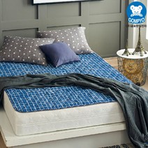 한일 워셔블 전기요, 스퀘어블루, 중형(100cmx180cm)