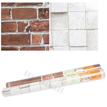 태광 홈시트 포인트시트 무늬목 적벽돌 사각벽돌 접착 가구 리폼 인테리어, 적벽돌 TPC-010