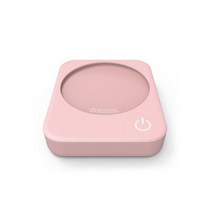 티보트 티포원 티포터 커피팟 사무실 책상용 머그 컵 워머 3가지 온도 설정 코코아 차, 핑크 220V