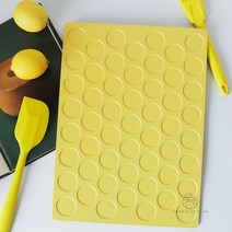 마카롱 꼬끄 판 코코아 칩 쿠키 베이킹 트레이 마카롱틀, 노란색