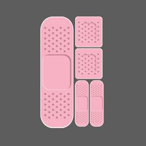 난누리 밴드 13종 스티커 데칼스티커 캐리어 보드 꾸미기 데코 반창고, 핑크, 1개