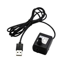 워터 펌프 저소음 3w 500lh 미니 usb dc 5v usb 마이크로 잠수정 애완 동물 물 디스펜서 수영장 분수 rockery 필터, 검은색
