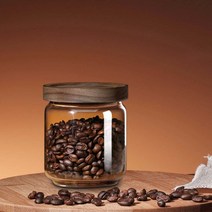 JINGHENG 커피빈 원두보관함 밀폐용기 진공 원두 보관용기, [1+1] 500ML/9cm*10cm