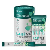 라비벳 반려동물 장건강 관절 유산균 영양제 60g, 10개
