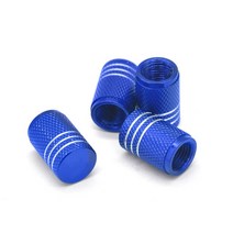 Can-Am DS250 아웃 랜더 레니게이드 1000 CNC 알루미늄 ATV 휠 타이어 밸브 캡 커버, 04 Blue 2