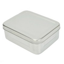 스텐 사각 보존식용기 10X8CM 어린이집 급식소 보존식보관 음식보관용기 원형