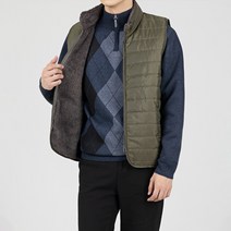 스타일에스 남성 빅사이즈 안감 등산 작업복 집업 경량 패딩 조끼 베스트