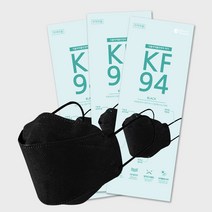 블랙 대형 30매 KF94 4중필터 미세먼지 마스크