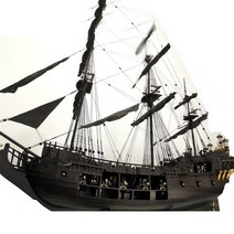 범선모형 목범선 1:35 캐리비안 해적 블랙 펄 나무 모델 수제 키트 조립 DIY, 전부