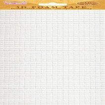 3D Foam Adhesive Tape Small Squares - 1 Sheet of 940 Squares