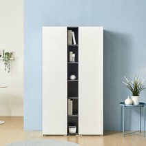 센터 피규어전시 양문도어 선반수납장 신혼부부 정리, 아카시아