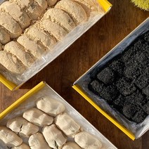 [마음이가] 콩쑥개떡 16개+이북식인절미 16개+흑임자인절미 35개 선물세트, 없음