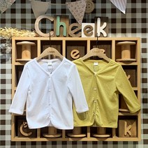 치크(CHEEK) 남녀 공용 여름 7부 가디건 CKCM2251B_NC청주점