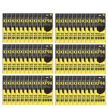 예지미인 케어온 황사방역용 블랙 성인용마스크 KF94 x 60개, KF-94