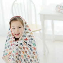 [천삼백케이] [슬립스파] 디자인 블랭킷 북유럽 아기 유아 낮잠 이불 무릎담요, 거즈블랭킷-러블리캣