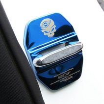 [영카] BMW 미니쿠퍼 뉴 컨트리맨 크롬 도어락 인테리어 커버 튜닝 용품, C타입 - MINI S날개(로즈골드)