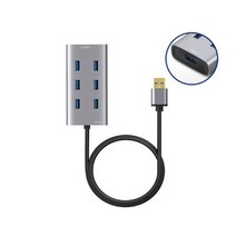 [624CONTAINER]유전원 USB3.0허브 7포트 멀티 메모리 외장하드인식포장훼손 반품불가, ★단일상품
