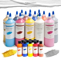 아크릴물감 대용량 전문가용 발색좋은 취미 화방 아크릴물감세트, 100ml_핑크