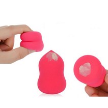 물방울 스펀지 퍼프 파데 똥퍼프 에어퍼프 메이크업스펀지 미니퍼프 퍼프종류 빅퍼프, 1개, 사각메이크업퍼프2P