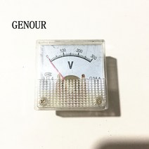 발전기부품 발전기 패널 미터 게이지 모델 91L4 950F 152F 168F 170F 용 300V 전압계 소형 사각형, 한개옵션0