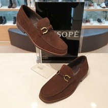 [미소페] 남성 심플 베이직 데일리 스웨이드 장식 로퍼 1M2239203BR