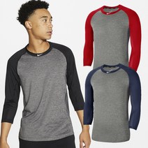 [미국] 나이키 티셔츠 드라이핏 칠부티 Nike Dry 3/4 Sleeve Baseball Top