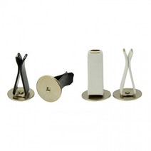 차량송풍구 클립 석고 방향제 만들기 에어컨 꽂이 DIY M10242, 원형 화이트