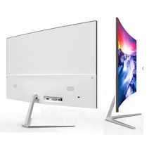 게이밍모니터 와이드 모니터 커브드 32 인치 슈퍼 커브 Qhd 1920*1080 WLCD 144hz 1ms 게임용 HDMI 디스, 02 black 4k 60hz flat