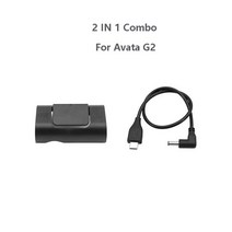 FPV드론 입문용드론 미니드론 DJI Avata FPV 고글 V2 배터리 홀더 헤드 밴드 스트랩 전원 공급 장치 케이, 07 2in1 Combo for G2