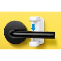 방문고정 문고리잠금 돌아기 안전장치 어린이집 잠금장치 보조 보조락 여닫이문 미닫이문 다용도실 중문, 손잡이 안전잠금