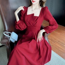 에이라인 고퀄리티 시크 디자인감각 레드 예복원피스 초 가을 권주복 신부 평소 입다 주문함 결혼함 친정 3668687921