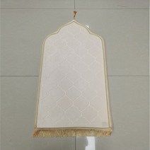 VIP 디럭스 소프트 라마단기도 깔개 60x120cm 폴리에스터 솔리 양각 이슬람 기도 매트 Eid 무바라크 이슬람기도, 01 W0915-A