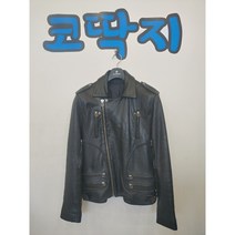 남0382/ 캐주얼 중고 라이더 천연가죽 자켓 코딱지구제